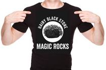Hairy Black Stone: Magic Rocks T-Shirt